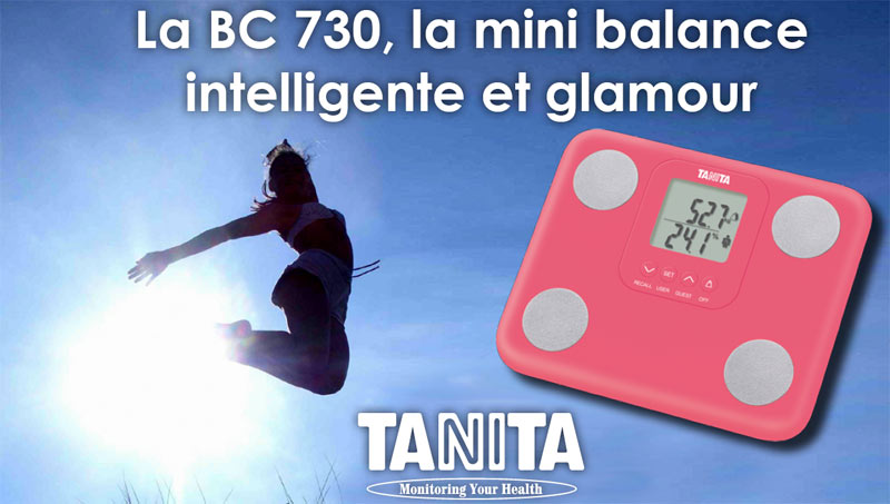 TANITA BC 730, la mini balance intelligente et glamour !